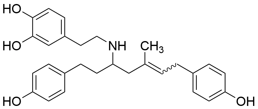 Desmethyl p-Prenylphenol Dobutamine (Mixture of Isomers) - image 1