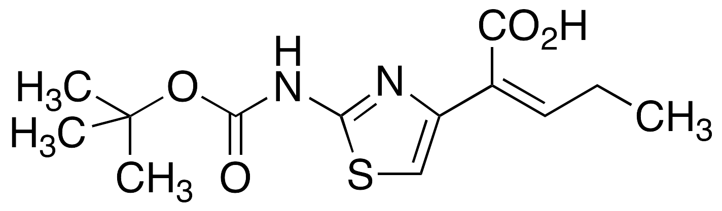(Z)-2-[[(1,1-Dimethylethoxy)carbonyl]amino]-Alpha-propylidene-4-thiazoleacetic Acid - image 1