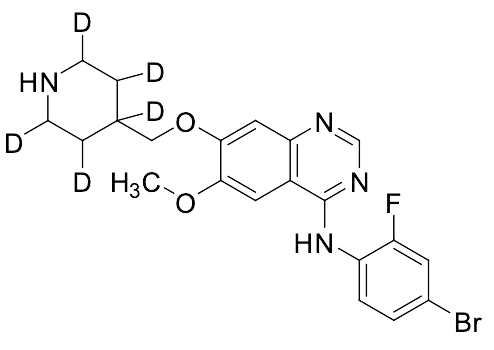 N-Demethyl Vandetanib-D5 (Major) - image 1