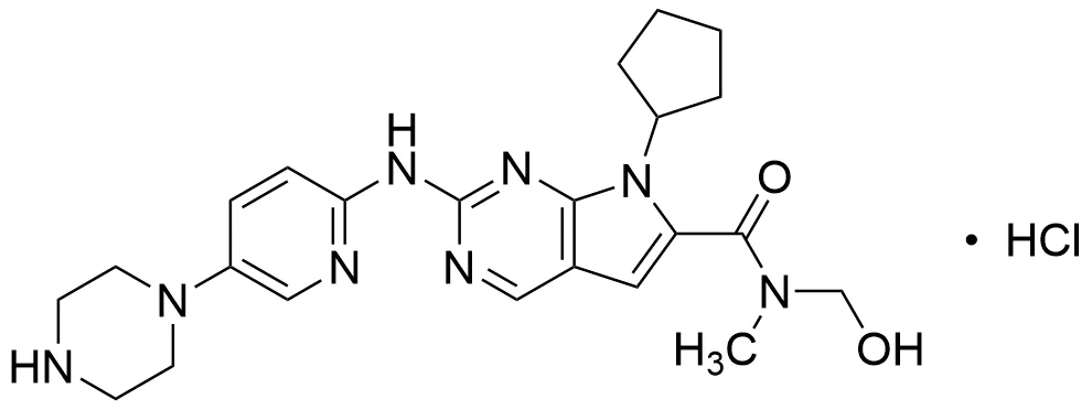 Ribociclib N-Hydroxymethyl Hydrochloride Impurity - image 1