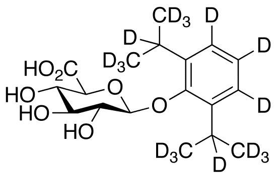 Propofol-d17 Beta-D-Glucuronide - image 1
