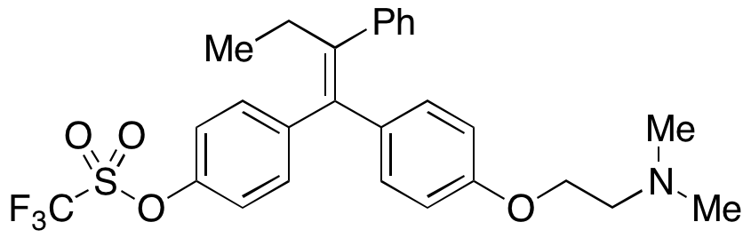 1,1,1-Trifluoromethanesulfonic Acid (E)-4-[1-[4-[2-(Dimethylamino)ethoxy]phenyl]-2-phenyl-1-buten-1-yl]phenyl Ester - image 1
