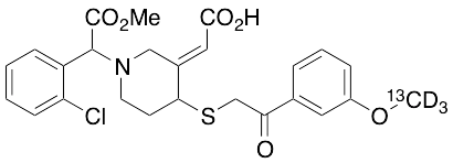 trans-Clopidogrel-MP-13C,d3 Derivative (Mixture of Diastereomers, >80%) - image 1