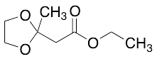Ethyl 2-(2-Methyl-1,3-dioxolan-2-yl)acetate - image 1