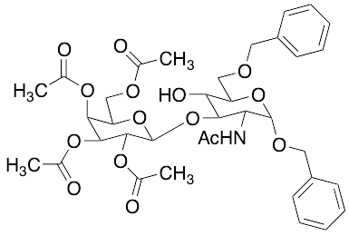 Phenylmethyl 2-(Acetylamino)-2-deoxy-6-O-(phenylmethyl)-3-O-(2,3,4,6-tetra-O-acetyl-Beta-D-galactopyranosyl)-Alpha-D-glucopyranoside - image 1