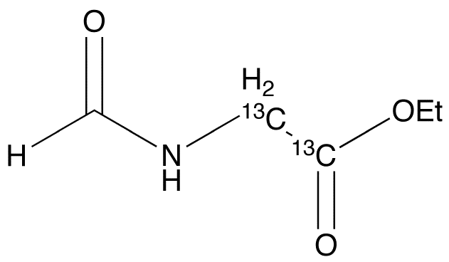 N-Formylglycine-13C2 Ethyl Ester - image 1
