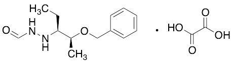 2-[(1S,2S)-1-Ethyl-2-(phenylmethoxy)propyl]hydrazinecarboxaldehyde Oxalate - image 1