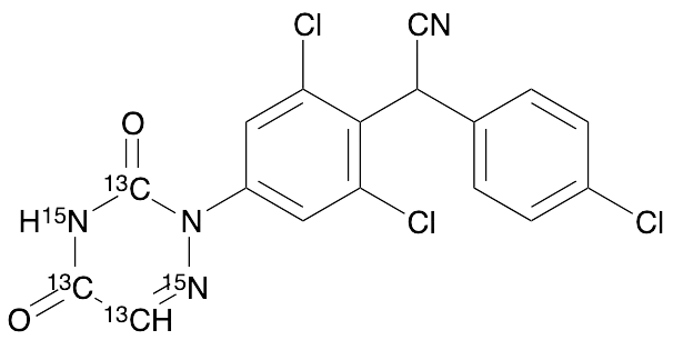 Diclazuril-13C3,15N2 - image 1