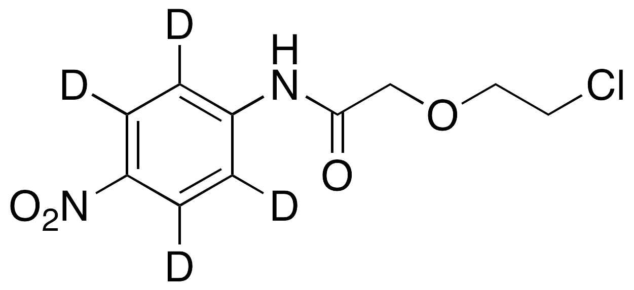 2-(2-Chloroethoxy)-N-(4-nitrophenyl)acetamide-d4 - image 1