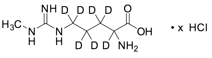 NG-Monomethyl-L-arginine-d7 Hydrochloride (>90%) - image 1