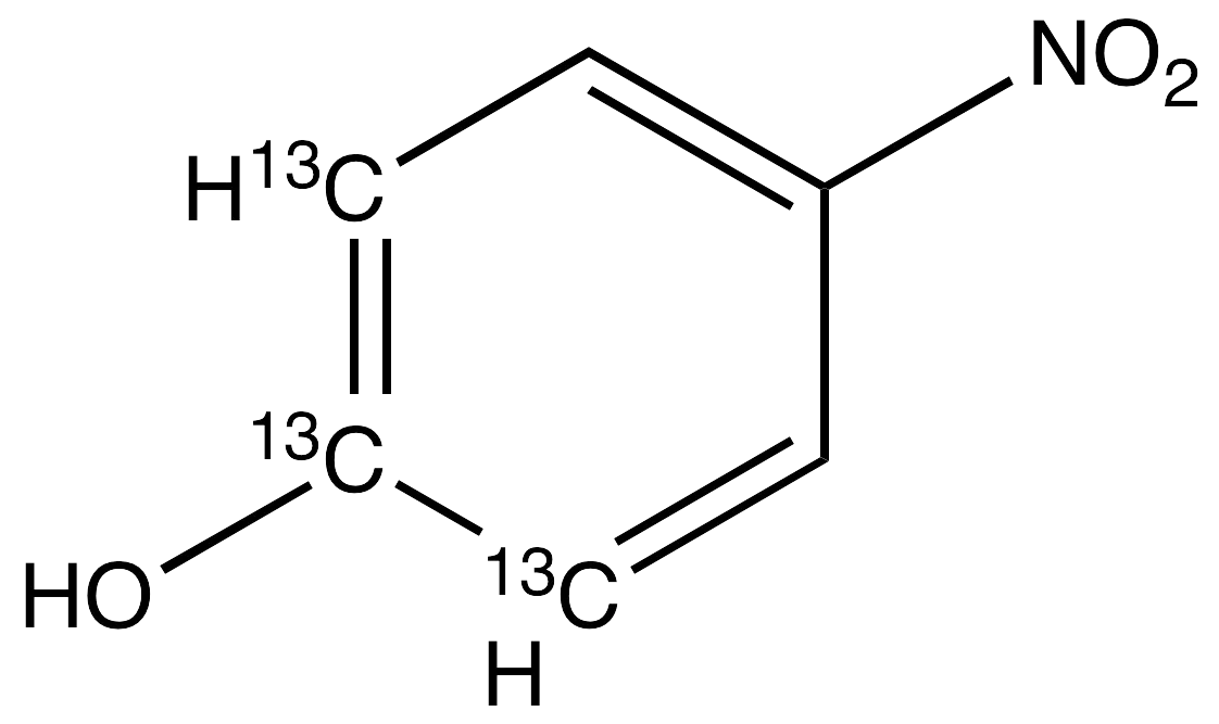4-Nitrophenol-1,2,6-13C3 - image 1