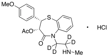 N-Desmethyl Diltiazem-d4 Hydrochloride - image 1