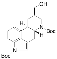 (8b)-8-(Hydroxymethyl)ergoline-1,6-dicarboxylic Acid 1,6-Bis(1,1-dimethylethyl) Ester - image 1