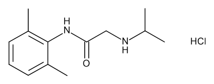 2-(Isopropylamino)-2',6'-acetoxylidide Hydrochloride - image 1