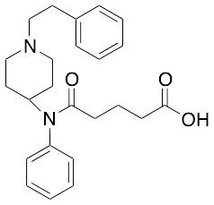 5-Oxo-5-[phenyl[1-(2-phenylethyl)-4-piperidinyl]amino]pentanoic Acid - image 1