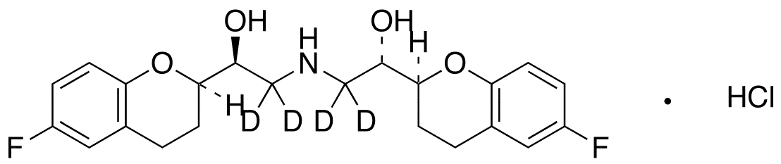 (-)-Nebivolol-d4 Hydrochloride - image 1