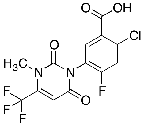2-Chloro-4-fluoro-5-[3-methyl-2,6-dioxo-4-(trifluoromethyl)pyrimidin-1-yl]benzoic Acid - image 1