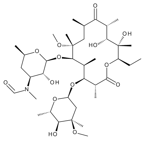 N-Demethyl-N-formyl Clarithromycin - image 1