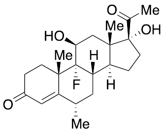6Alpha-Methyl-9Alpha-fluoro-11Beta,17Alpha-dihydroxyprogesterone - image 1