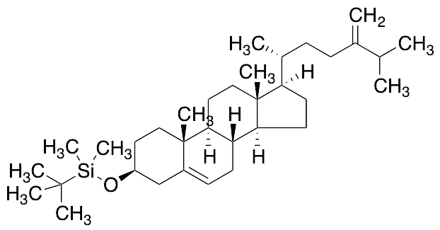 (1,1-Dimethylethyl)[[(3b,25R)-ergosta-5,24(28)-dien-3-yl]oxy]dimethyl Silane - image 1