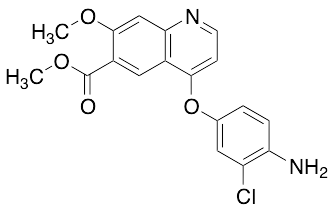 4-(4-Amino-3-chlorophenoxy)-7-methoxy-6-quinolinecarboxylic Acid Methyl Ester - image 1