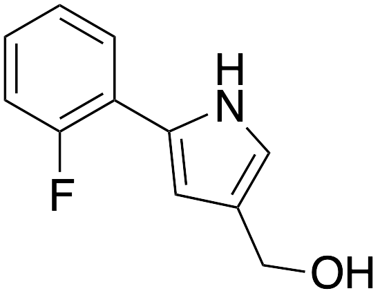 5-(2-Fluorophenyl)-1H-pyrrole-3-methanol - image 1