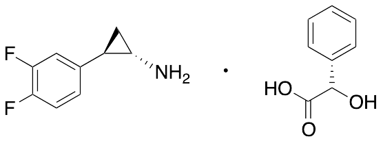 (1S,2R)-2-(3,4-Difluorophenyl)-cyclopropanamine (S)-(+)-Mandelic Acid - image 1