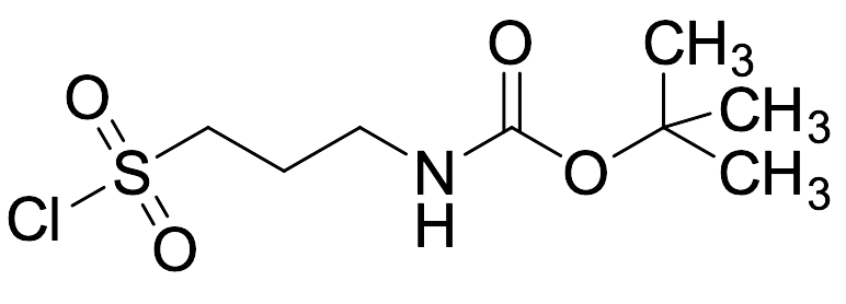 tert-Butyl N-[3-(Chlorosulfonyl)propyl]carbamate - image 1