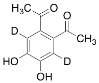 1,1'-(4,5-Dihydroxy-1,2-(phenylene-d2))bis-ethanone - image 1