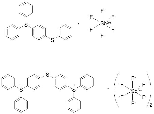 4-Thiophenyl Phenyl Diphenyl Sulfonium Hexafluoroantimonate - image 1