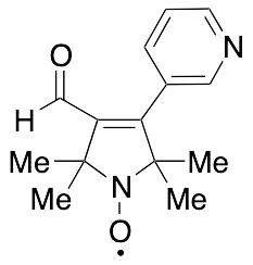 3-Formyl-2,5-dihydro-2,2,5,5-tetramethyl-4-(3-pyridinyl)-1H-pyrrol-1-yloxy - image 1