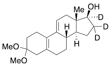 (17Beta)-3,3-Dimethoxyestra-5(10),9(11)-dien-17-ol-d3 - image 1