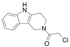 2-Chloro-1-{1H,2H,3H,4H,5H-pyrido[4,3-b]indol-2-yl}ethan-1-one - image 1