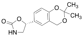 (R)-5-(2,2-Dimethyl-4H-1,3-benzodioxin-6-yl)-1,3-oxazolidin-2-one - image 1