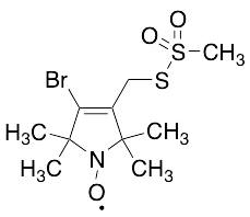 4-Bromo-(1-oxyl-2,2,5,5-tetramethyl-∆3-pyrroline-3-methyl) Methanethiosulfonate - image 1