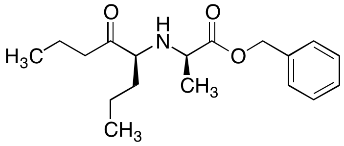 (R)-Benzyl 2-(((S)-5-Oxooctan-4-yl)amino)propanoate - image 1