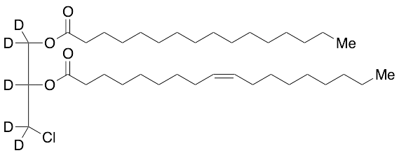 rac 1-Palmitoyl-2-oleoyl-3-chloropropanediol-d5 - image 1