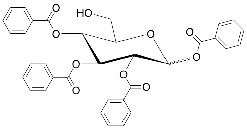 1,2,3,4-Tetra-O-benzoyl-D-glucopyranose - image 1