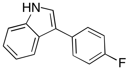 3-(4-Fluorophenyl)-1H-indole - image 1