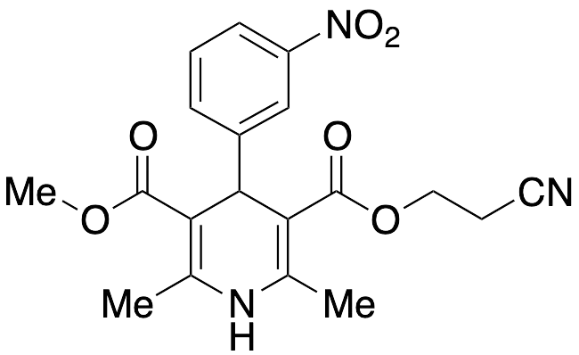 1,4-Dihydro-2,6-dimethyl-4-(3-nitrophenyl)-3,5-pyridinedicarboxylic Acid 3-(2-Cyanoethyl) 5-Methyl Ester - image 1
