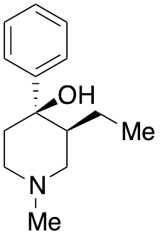 (3S,4R)-3-Ethyl-1-methyl-4-phenylpiperidin-4-ol - image 1