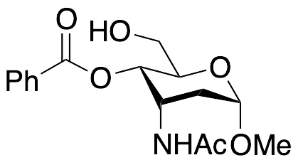 Methyl 3-Acetylamino-4-O-benzoyl-6-hydroxy-2,3-dideoxy-Alpha-D-ribo-hexopyranoside - image 1