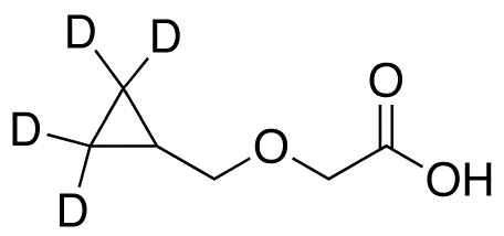 2-(Cyclopropylmethoxy-d4)-acetic Acid - image 1