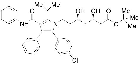 (3R,5R)-tert-Butyl 7-(2-(4-Chlorophenyl)-5-isopropyl-3-phenyl-4-(phenylcarbamoyl)-1H-pyrrol-1-yl)-3,5-dihydroxyheptanoate - image 1