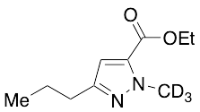 1-Methyl-3-propyl-1H-pyrazole-5-carboxylic Acid Ethyl Ester-d3 - image 1