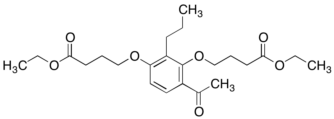 4,4'-[(4-Acetyl-2-propyl-1,3-phenylene)bis(oxy)]bisbutanoic Acid 1,1’-Diethyl Ester - image 1