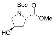 (2S,4R)-4-Hydroxypyrrolidine-1,2-dicarboxylic Acid 1-tert-Butyl Ester 2-Methyl Ester - image 1
