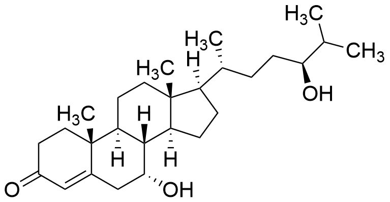 (7-Alpha,24S)-7,24-Dihydroxycholest-4-en-3-one - image 1