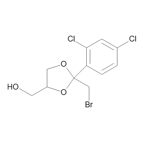 2-(Bromomethyl)-2-(2,4-dichlorophenyl)-1,3-dioxolane-4-methanol (Mixture of diastereomers) - image 1