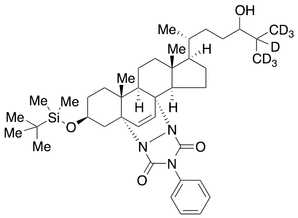 5Alpha,8Alpha-[N,N-(4-Phenylurazole)]-3-O-tert-butyldimethylsilyl-cholest-7-ene-3Beta,24-diol-d7 - image 1